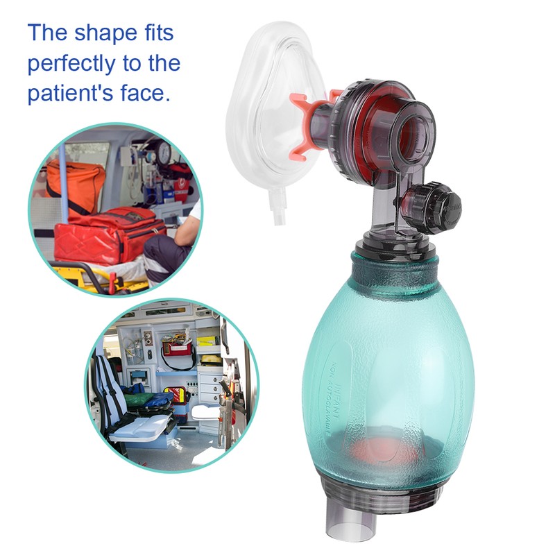 PVC Simple Style Manual Resuscitator Emergency Artificial Respiration Resuscitation ToolFor