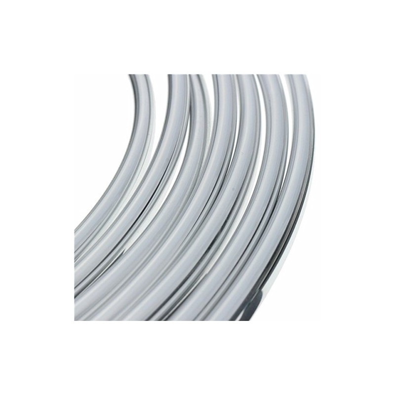 Alamor Silver Car Interior Decor Door Vent Chrome Moulding Trim