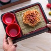 OSALADI Japanese Soba Noodle Plates Sushi Plate Set Cold Noodle