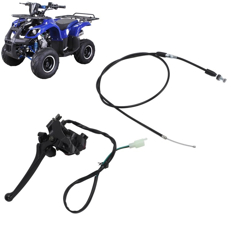 Thumb Throttle Cable with Dual Brake Lever Assy 22mm Aluminium