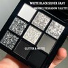 9 Colours Brown Eyeshadow Palette, Glitter Eyeshadow Matte Shimmer Natural