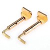Pair of 4/4, 3/4 Size Violin Chinrest Chin Rest Clamp