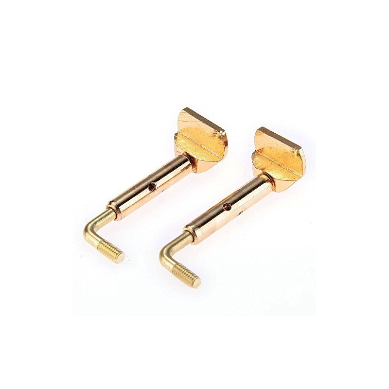 Pair of 4/4, 3/4 Size Violin Chinrest Chin Rest Clamp