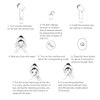 Facial Cleanser Massager LCD Display IPX7 Waterproof 3 Modes USB