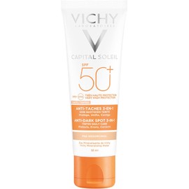 🌞 Vichy Capital Soleil 3en1 con Color FPS 50+ – Tu Aliado Diario Anti-manchas ✨🧴 Prote Protección solar facial 3 en 1 : previene manchas , unifica el tono con color y deja un acabado toque seco , sin brillos 