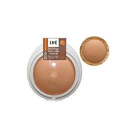 Zao 341 Copper Gold Bronzer Refill Mineral Cooked Powder Refills (Bronzing) Shimmer Bio/Ecocert/Cosmebio/Natural Cosmetics)