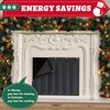 Magnetic Fireplace Covers Indoor for Insulation, Fireplace Draft Stopper Blanket
