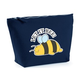 Hippowarehouse Let it bee Sleep Printed Make up Cosmetic wash Bag 18x19x9cm