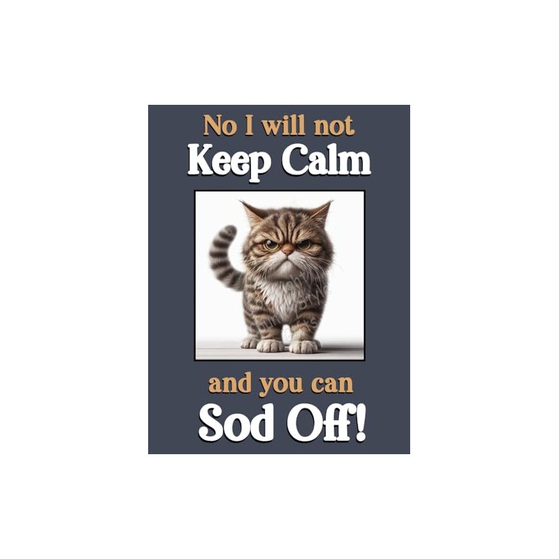 Generic Tabby Cat cute funny flexible fridge magnet gift