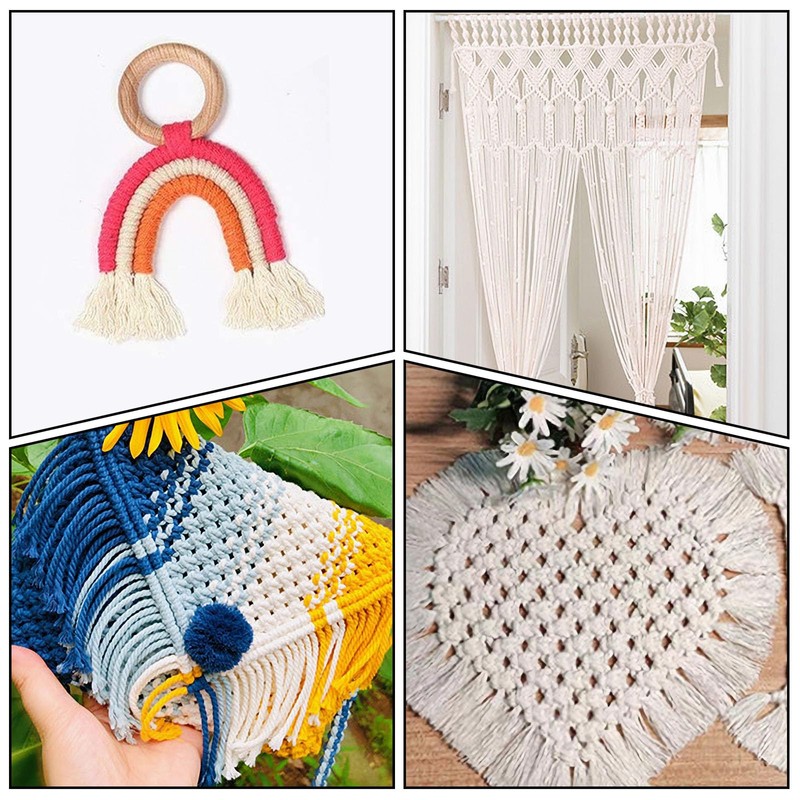 Macrame Yarn, 3 mm x 300 m Premium Cotton Yarn