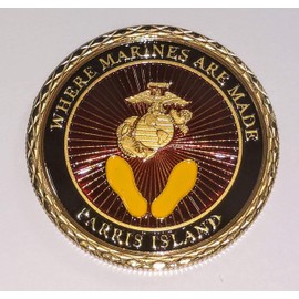Marine Corps Parris Island We Make Marines Military Challenge Honor Coin