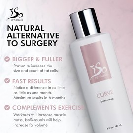 IsoSensuals CURVE | Butt Enhancement Cream - 1 Bottle by IsoSensuals