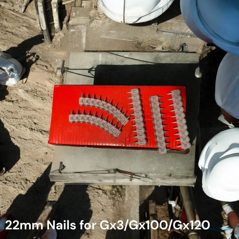 For Hilti Gx3/Gx120/Gx100 7/8’’ Concrete Nails for Hilti Gx3/Gx3/Gx100 (22mm)