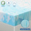 Mattress Topper, 2 Inch Twin XL Size Gel Memory Foam