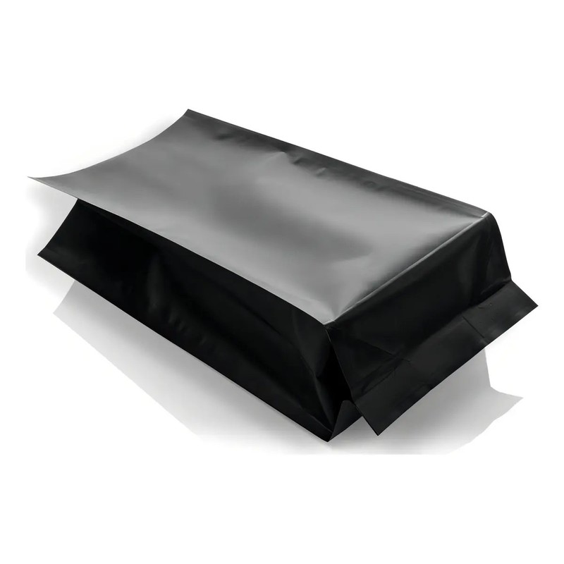 Bolsa Fuelles Laminada Negra Lamitec 100pz 39cm Café Semillas Alimentos