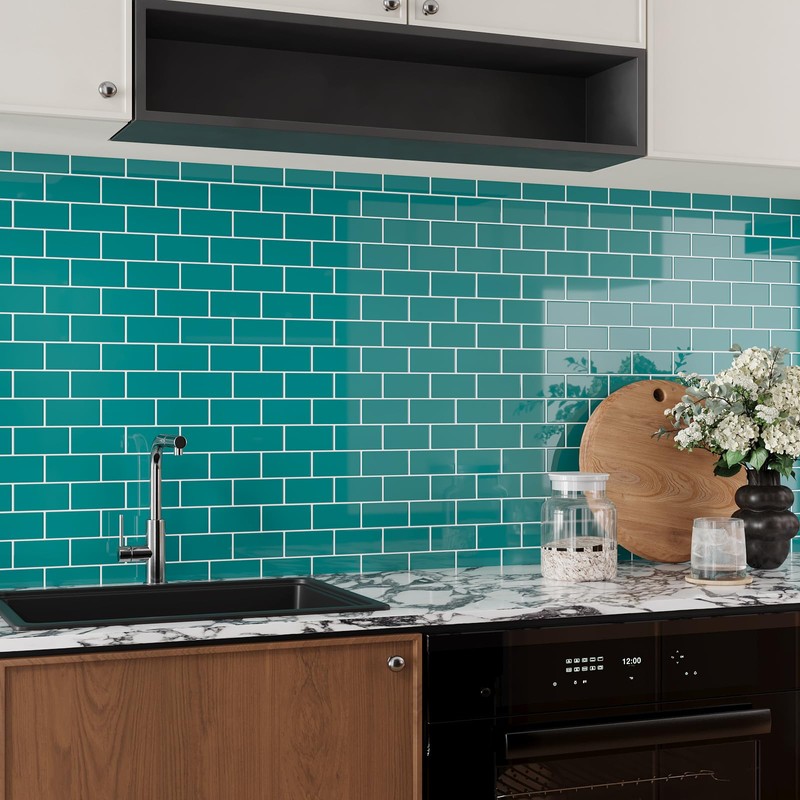 VaryPaper 12''x12'' 10 Sheets Kitchen Backsplash Tiles Peel and Stick
