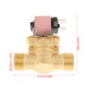 Brass Electric Solenoid Valve, 12V, 1/2 Inch, Water Control, Wear-Resistant,