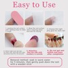Press On Nails Long Coffin Bellarine Tapered full coverage glossy
