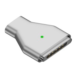 BEYEE - Adaptador USB C a magnético, tipo C a magnético de 3 cabezales T PD de 140 W, convertidor de carga rápida compatible con MacBook Pro Air 2021-2023