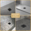 Yaseingoo 4” Drain Grate Kit Replacement, Compatible with Schluter Kerdi-Drain
