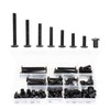 Black M6 Hex Drive Socket Cap Bolts Kit, binifiMux 35-Set
