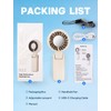 WIXBOSHU Portable Handheld Turbo Fan Foldable Personal Fans, 5 Gear