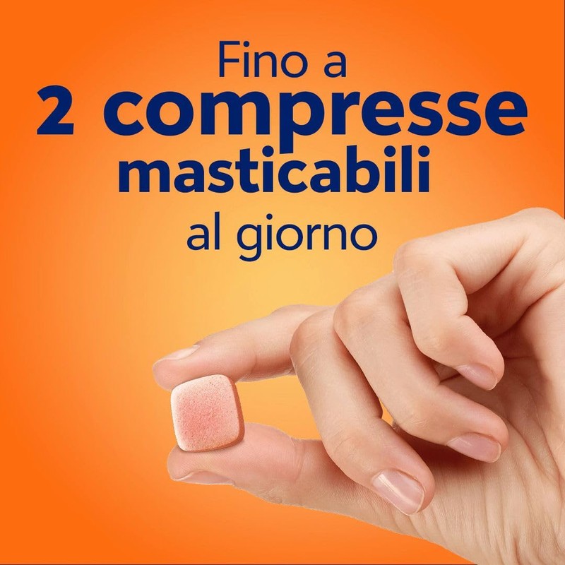 Cebion Vitamina C 500 mg Masticabile Arancia, Supporta il Sistema