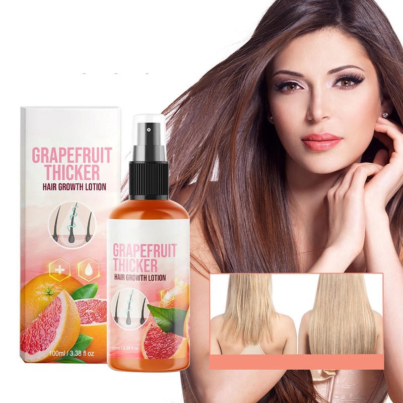 3pcs Grapefruit Thicker Hair Lotion Spray 100ml Smoothing Nourishing Hair