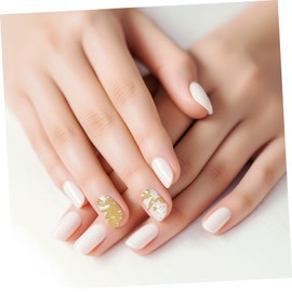 WOONEKY Fashion DIY Nail Art Supplies Gold Foil Mesh Gauze for Manicures Unique Decoration Kit for Women Durable Lightweight Nail Art Decor Combination Four