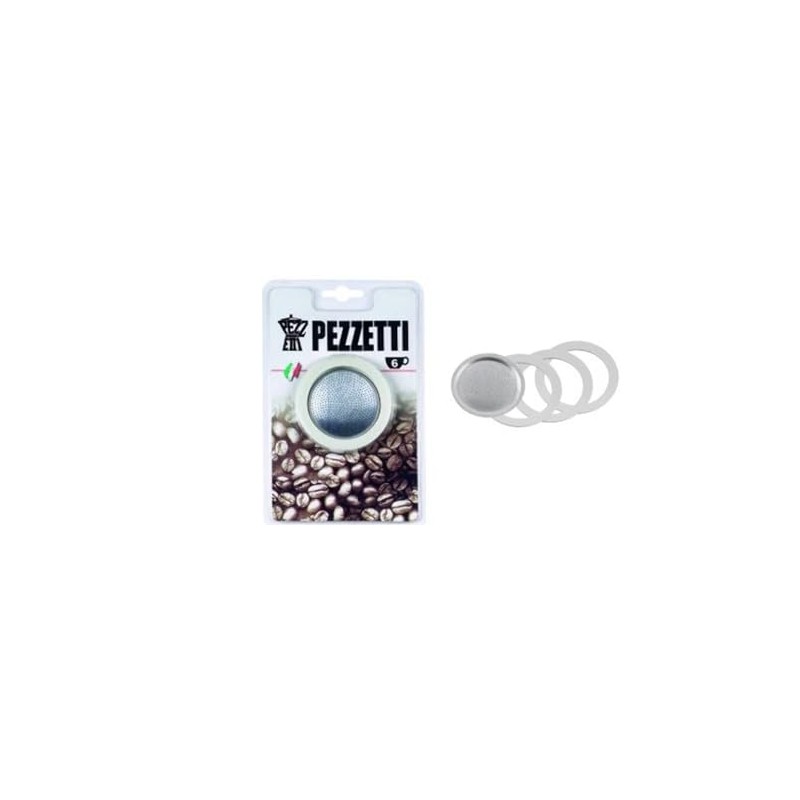 Pezzetti Steelexpress Replacement Parts Set 6 Cups (2 Seals +