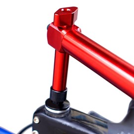 PETSTIBLE Handlebar Symmetry Adjuster, Bicycle Lever Alignment Tool, Left and Right Height Level Balanced Adjuster (Red)
