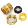 GASHER 1/2" Propane Fittings, Brass Natural Gas Quick Connect Adapter
