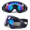 Omana Safety Goggles, Single frame with 5 lenses, Windproof Dustproof
