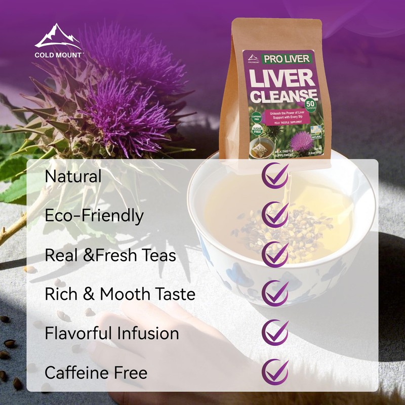 Natural Liver Cleanse Tea - Health Immunity - Caffeine Free