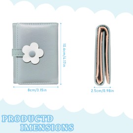 RUGBOL Girls Purse, Cute Wallet for Women Small Purses Small Leather Purse Coin Purse Elegant Youthful and Cute Card Holder for Ladies Girls Women (Blue)