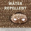 Popkozzi Brown Silver Glitter Shower Curtain: 78 Inch Glitter Luxury