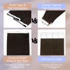 Tape in Weft Hair Extensions, Darkest Brown 18 Inch