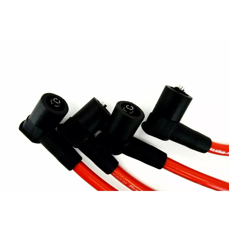 VMS RACING RED 10MM SPARK PLUG IGNITION WIRES FOR 98-01