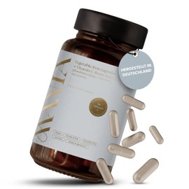 MANIA Iron + Vitamin C Capsules - 120 Vegan Iron Capsules High Dose - Iron Preparations for Energy and Focus - Acerola Vitamin C and Iron Capsules with Vitamin C