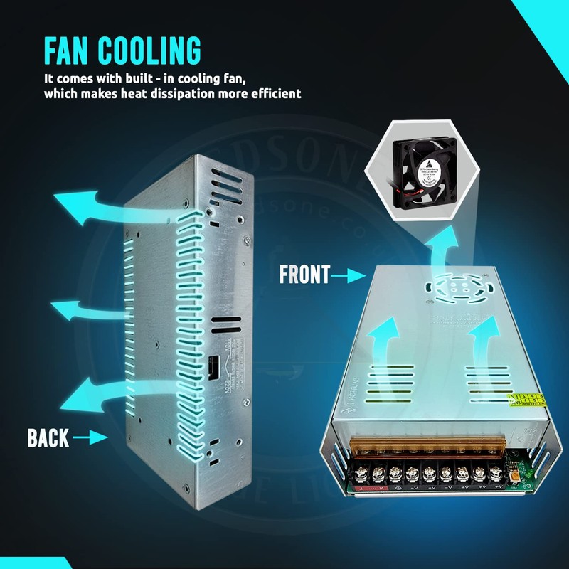 12V 150W, DC Universal Regulated Switching Power Supply, 110/220V AC