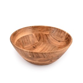 Kimona Fruit Bowl Wooden Round Shaped Serving Bowl for Fruit Salad, or Popcorn for Kitchen Counter – Wooden Decorative Bowl (25.4cm x 25.4cm x 10.16cm)