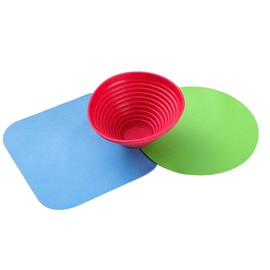 EULAPGOE 6 Pcs Can Opener Helper Can Gripper Bottle Opener, Multipurpose Reusable Rubber Gripper Jar Opener Gripper Rubber Can Opener, Multipurpose Kitchen Tools Bottle Cap Opener Fits Most Bottles