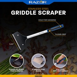 Razor Stainless Steel Griddle Scraper