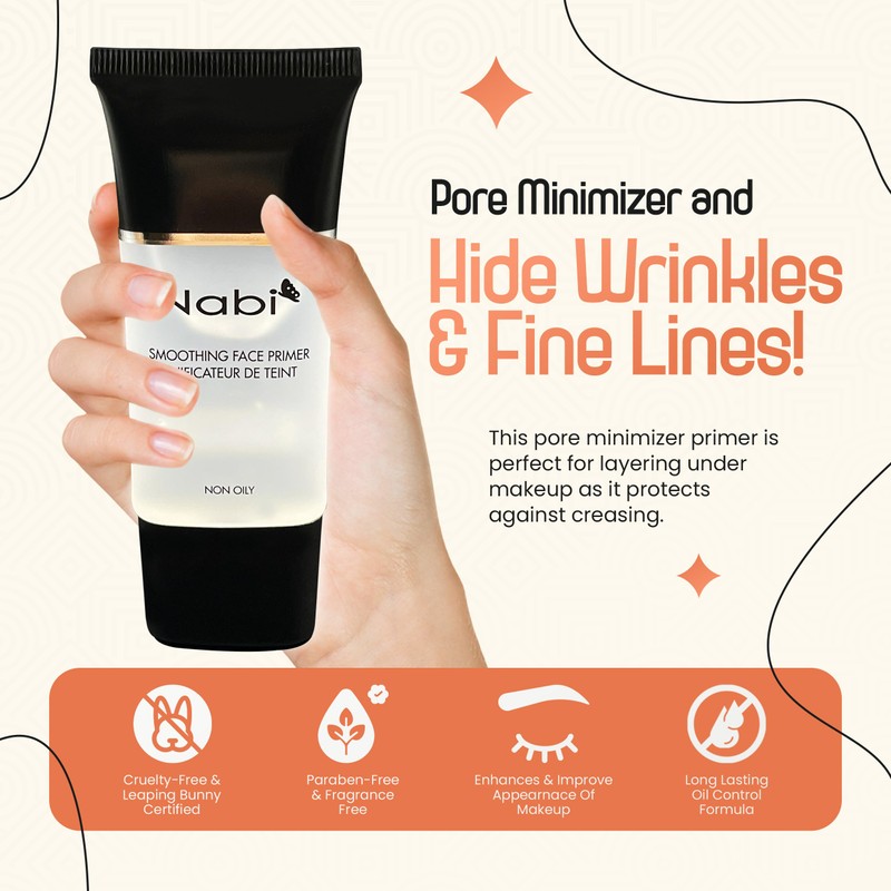 Nabi – Mattifying Face Primer - Pore Minimizer – Non-Oily