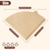 100 Count Coffee Filter 2-4 Cup Preserves Flavor and Convenience