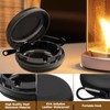 Pocket Ashtray, Portable Ashtray, Metal Ashtray with Key Ring, Odour-Proof