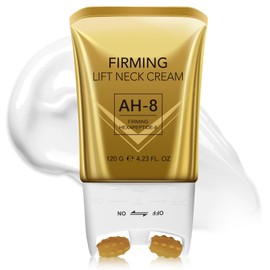 Ah-8 Firm Neck Cream 120G - Tighten and Lift Neck Cream with Double Roller Massage Neck for Lifting and Moisturizing and Nourishing, Deeply Hydrates to Smooth Dryness and Rough Texture
