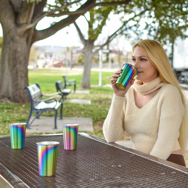 7 Steps - Stainless Steel Pint Cup Tumbler 500 ml