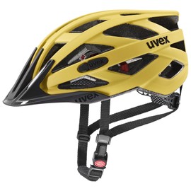 uvex i-vo cc Lightweight All-Round Helmet for Men and Women, Individual Size Adjustment, Expandable with LED Light, Sunbee, 52–57 cm