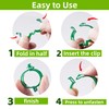 CIQIYO Plant Support Clips,Plastic Clips for Securing Plants,Tomato Vine Clips,Plant